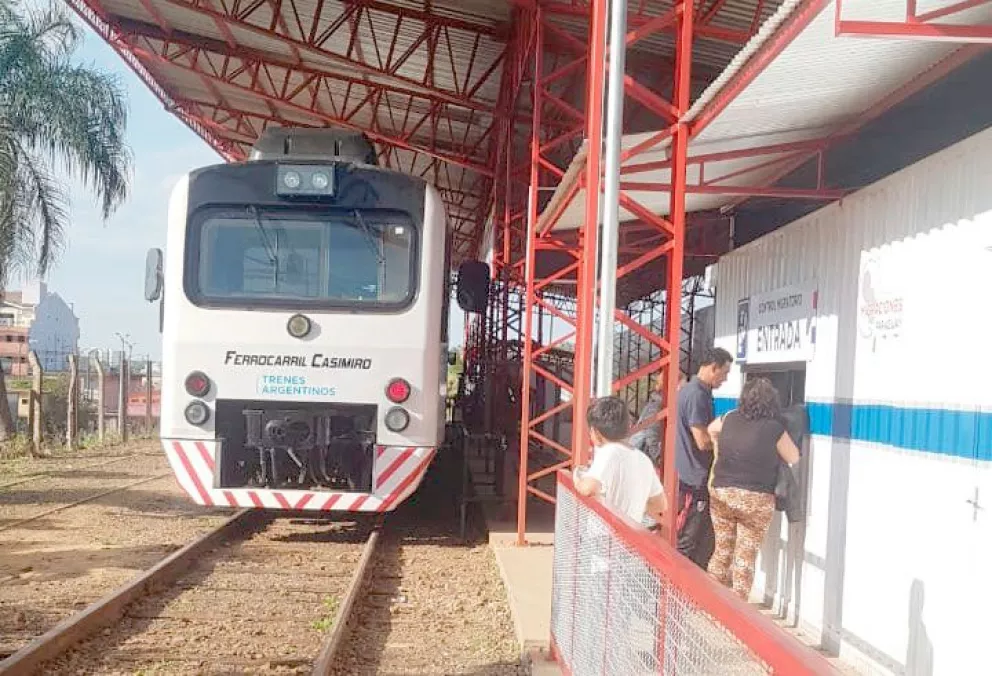 Polémico inicio: tren internacional opera sólo hacia Encarnación
