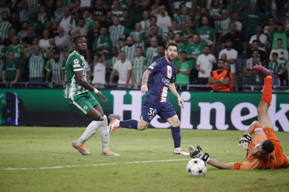 Champions League: con gol y asistencia de Messi, PSG derrotó a Maccabi Haifa