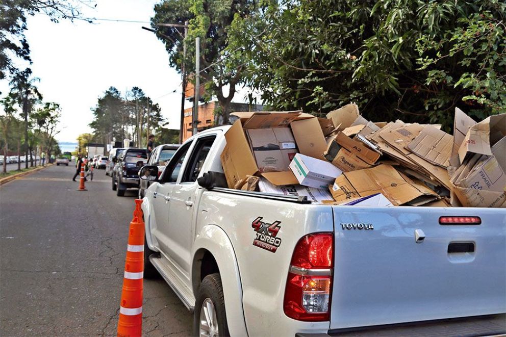 Reciclaje récord de la mano de los estudiantes secundarios