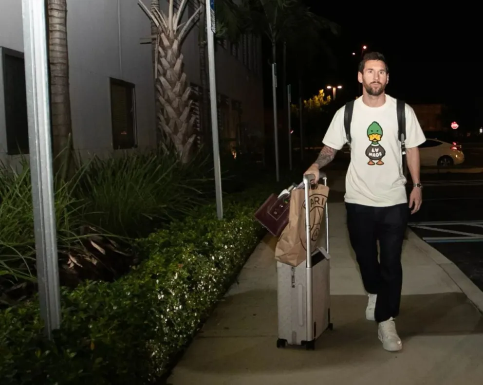 Lionel Messi se sumó a la concentración de la Selección argentina 