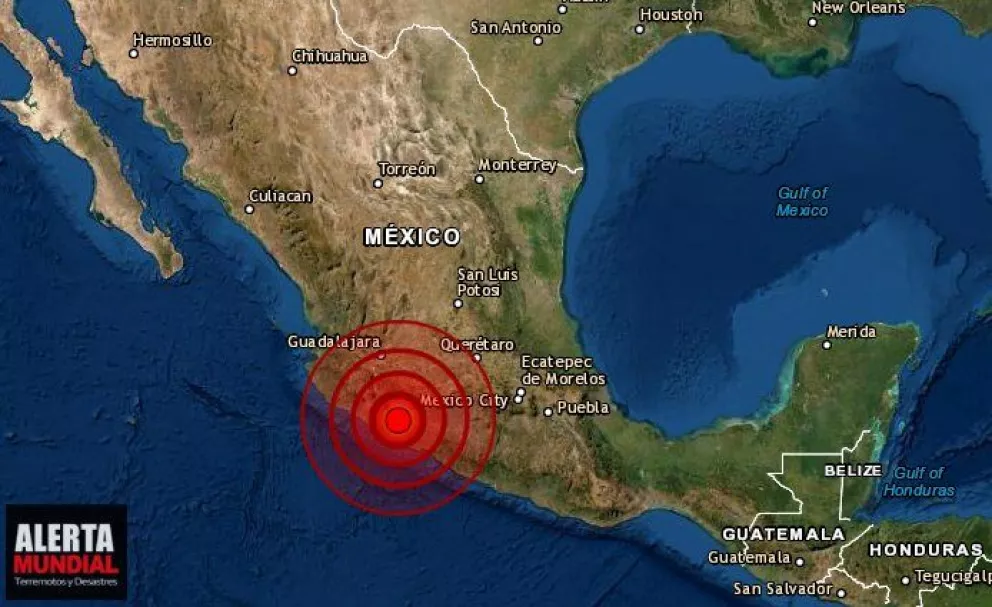 Sismo de 7,6 grados con epicentro en Michoacán sacudió a México