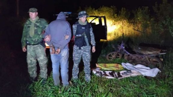 San Vicente: cazador furtivo detenido luego de evadir un control