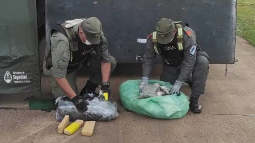 San José: detectaron tres toneladas de droga entre rollos de papel