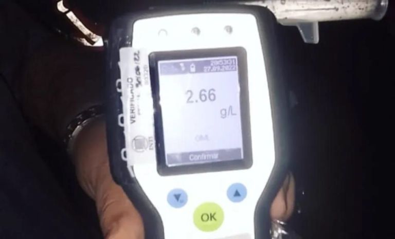 Conducía con 2,66 gramos de alcohol en sangre sobre la ruta 12 y ...