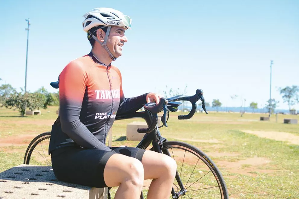 Bajó 40 kilos y volvió al ciclismo a lo campeón