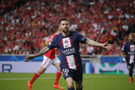 Champions League: Messi convirtió y preocupó a todos en el empate entre PSG y Benfica