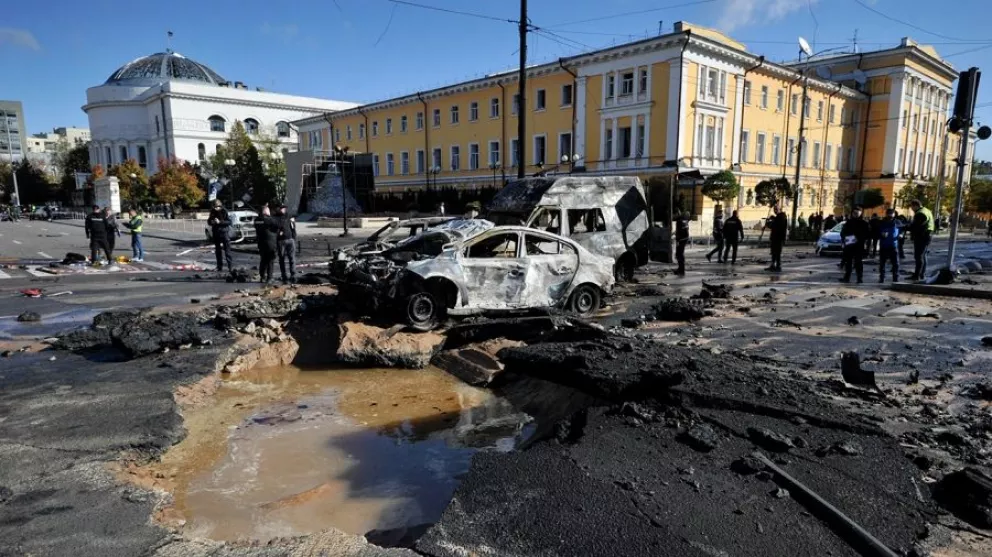Bombardeos masivos dejaron al menos 11 muertos en Kiev