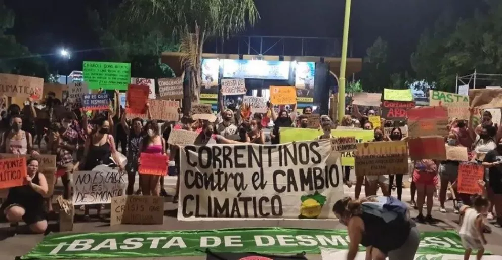 Jóvenes pidieron por la Ley de Humedales en un encuentro climático realizado en Corrientes