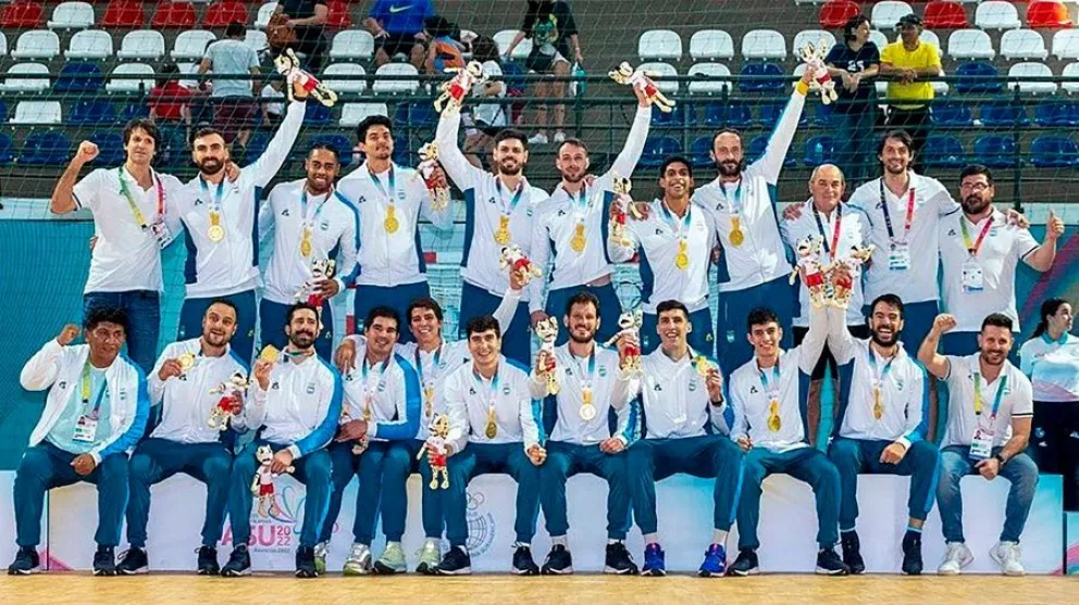  Los Gladiadores se quedaron con la medalla de oro tras vencer a Chile en handball