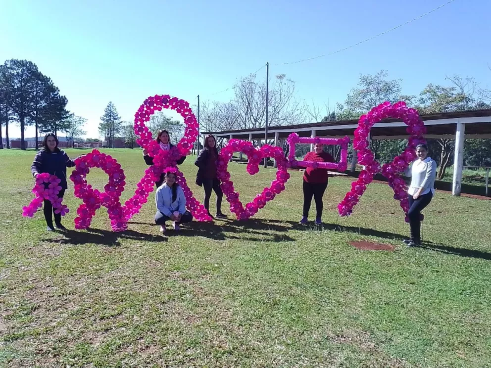 Reciclado "Rosa" para generar conciencia sobre el cáncer de mama