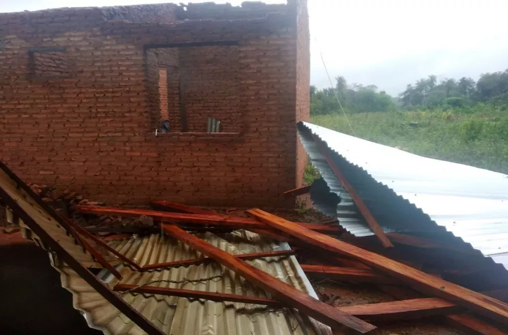 Paraguay: lluvias causan destrozos en San Pedro y Misiones