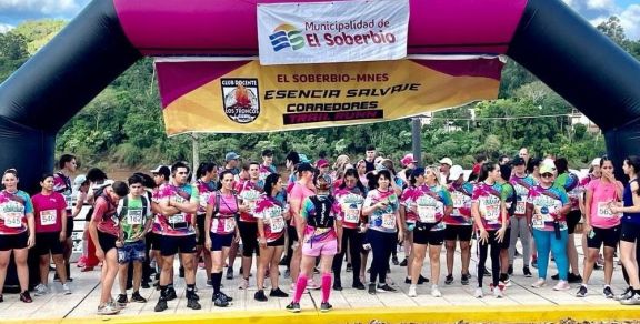 Con éxito se realizó la Maratón Rosa en El Soberbio