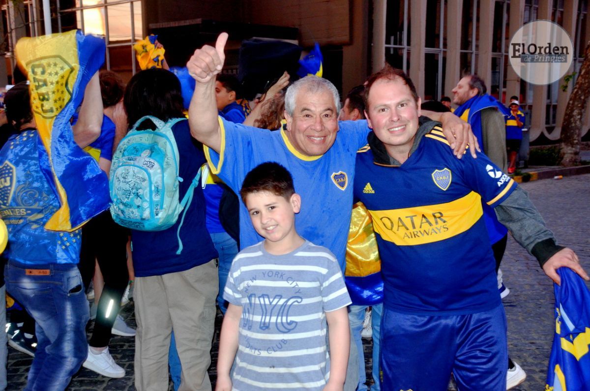 Boca fue Campeón y se festejó en el centro pringlense