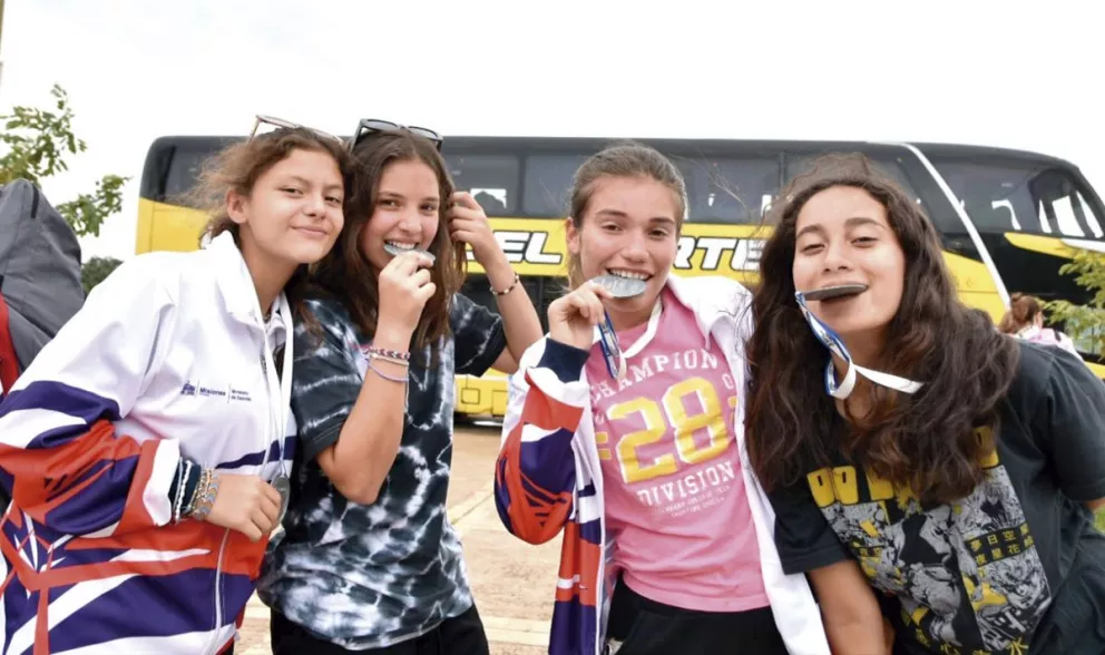Juegos Evita: los deportistas misioneros volvieron con grandes alegrías de Mar del Plata 