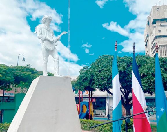 El monumento de Gustavo Cerati ya está en Costa Rica