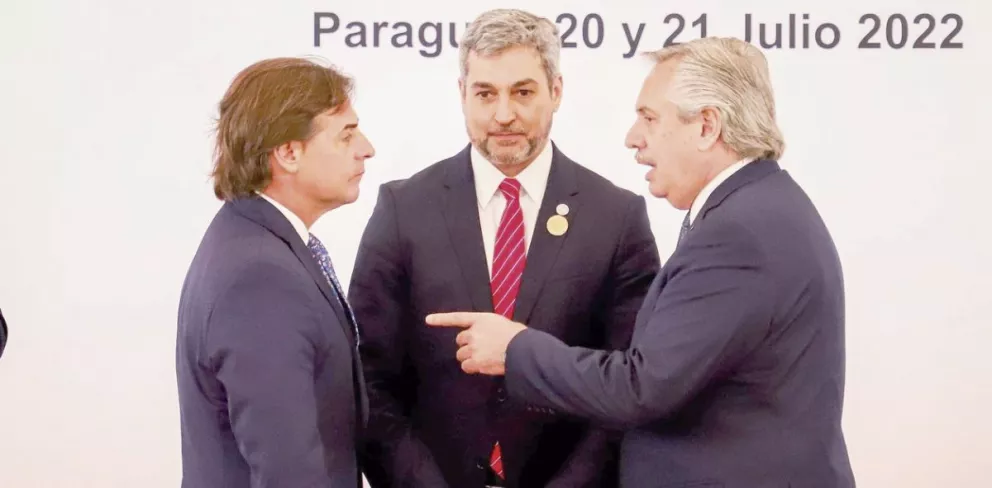 Argentina,  Brasil y Paraguay advierten a Uruguay