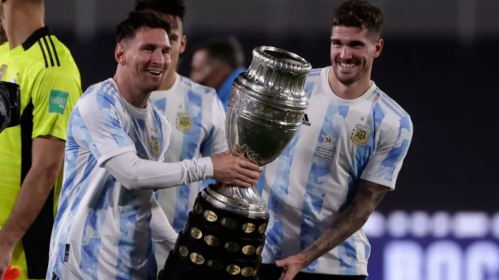 Messi y su emotiva arenga en la final de la Copa América 2021