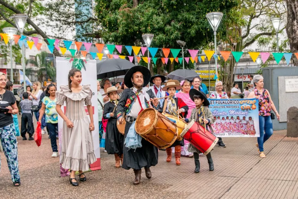 Posadas celebró el Día de la Tradición con un gran desfile popular 