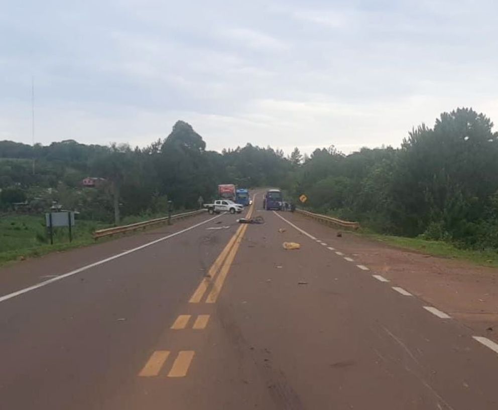 San Pedro: murió el motociclista atropellado por un colectivo de media distancia 