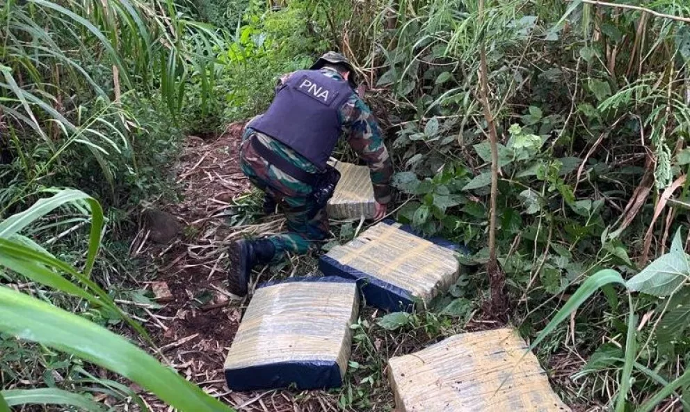 Prefectura incautó un cargamento de marihuana en Puerto Iguazú 