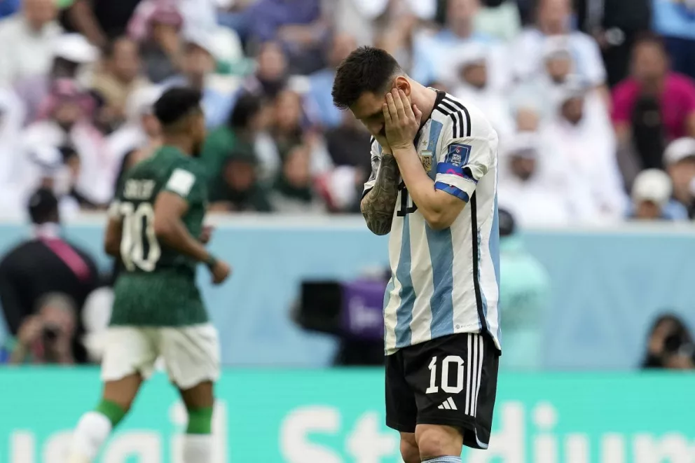 Sorpresa Mundial: Arabia Saudita venció por 2 a 1 a la Argentina en el debut