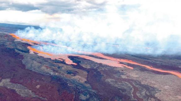 Se despertó el volcán Mauna Loa