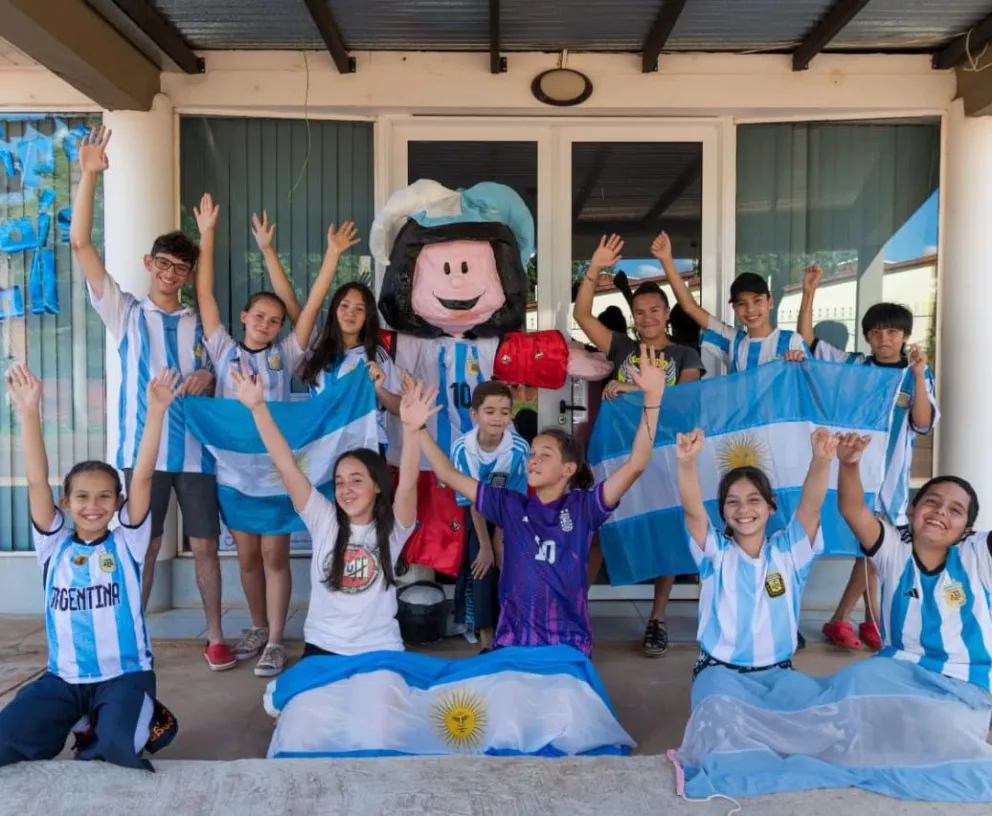 Previo a Polonia, Mafalda invita a alentar a la selección argentina