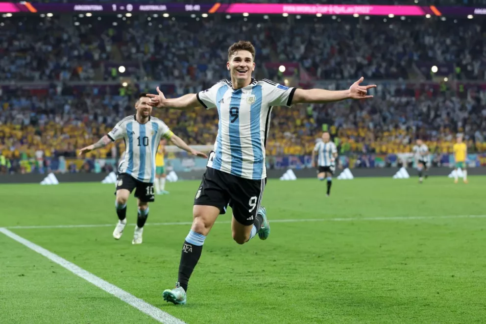 "Es una alegría enorme por el grupo, por todos los argentinos", la emoción de Julián Álvarez
