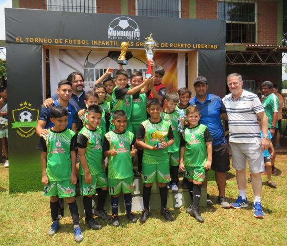Se realizó en Puerto Libertad el Mundialito de Fútbol Infantil