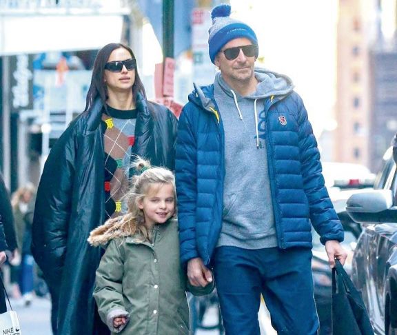 Irina Shayk y Bradley Cooper disfrutan en familia