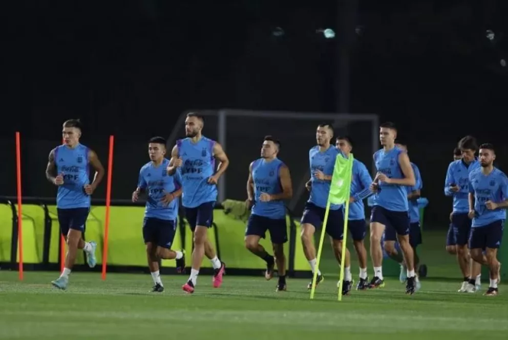 La última práctica de la Selección Argentina: Scaloni define el equipo para la final ante Francia
