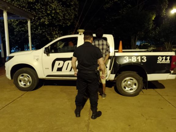 Denunciado por agresión fue detenido merodeando la casa de la víctima