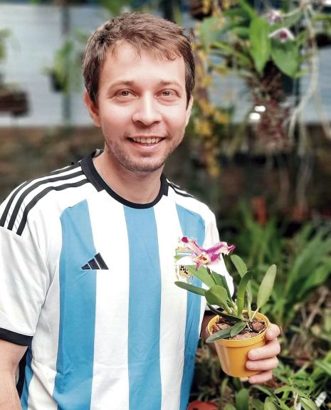 Registró como Lionel Messi a una orquídea híbrida
