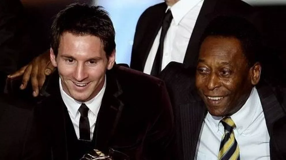 Messi despidió a Pelé en las redes