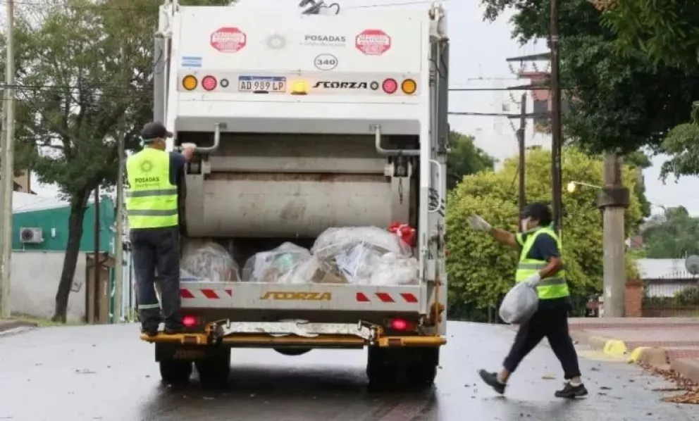 Sistema de recolección de residuos en la ciudad de Posadas Misiones.