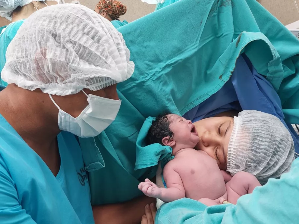 Josefina Isabella, la primera beba del año en Misiones, nació en el Materno Neonatal de Posadas
