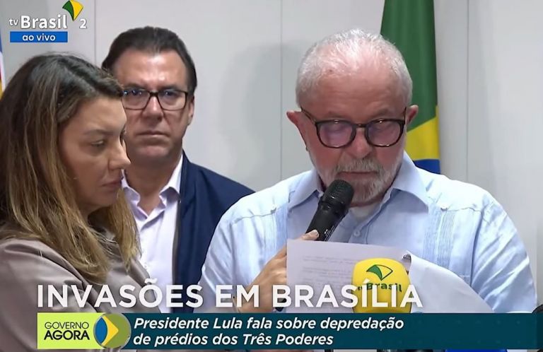 Lula interviene la seguridad en Brasilia y asegura que los organizadores serán encontrados y castigados