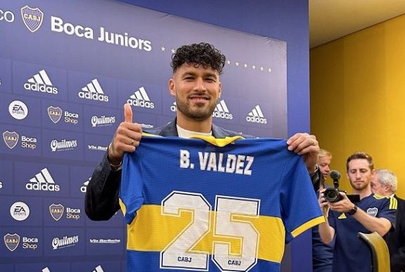 Boca presentó a Bruno Valdez: "Vine por el deseo de jugar en un club tan grande"