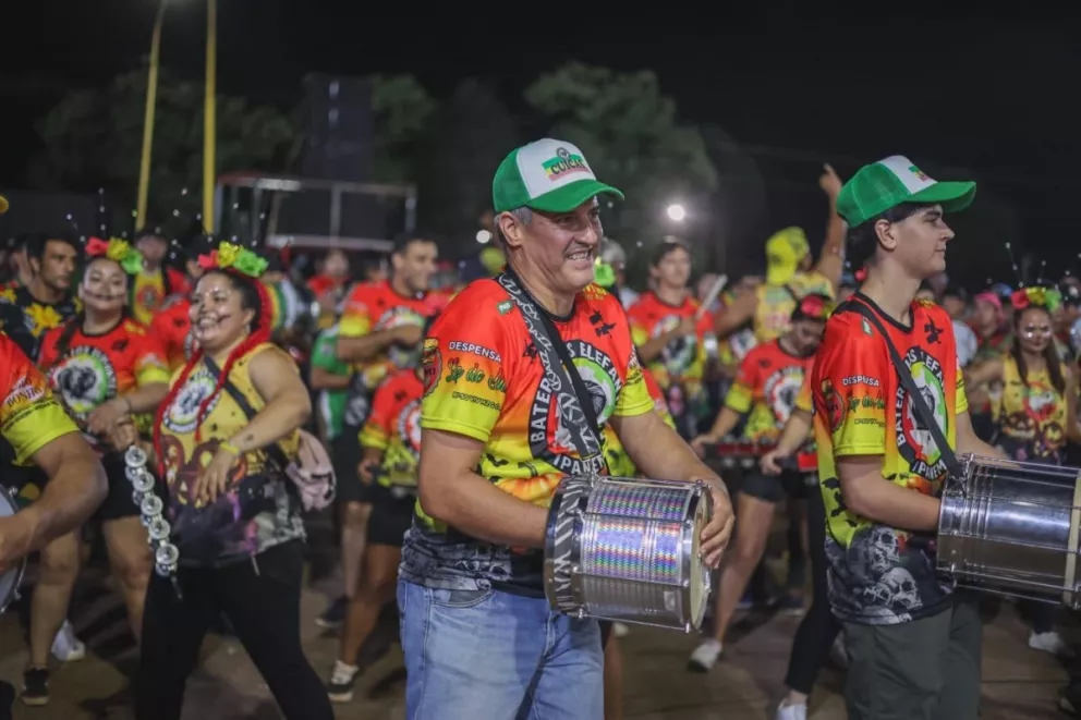 Santo Tomé: más de 10 mil personas presenciaron la prueba de sonido del carnaval