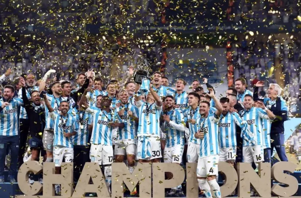 Tras la consagración de Racing ante Boca Juniors en la Supercopa Internacional, así está la tabla histórica de títulos del fútbol argentino