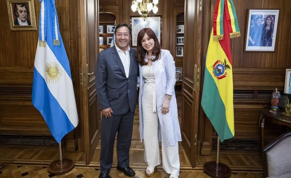 Cristina Kirchner se reunió con el presidente de Bolivia y Colombia
