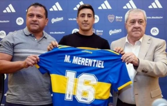 Merentiel fue presentado en Boca Juniors: la explicación detrás del “soy una bestia” y el homenaje a Riquelme con su mascota