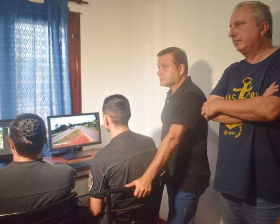 Inauguraron cámaras de vigilancia en Jardín América