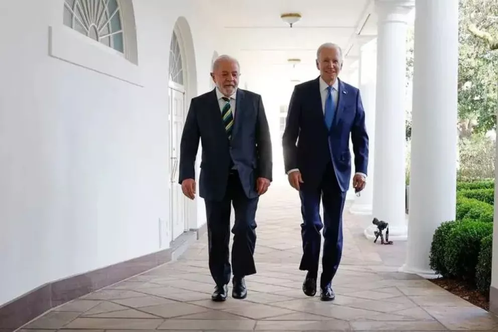 Lula da Silva se reunió con Biden en Estados Unidos