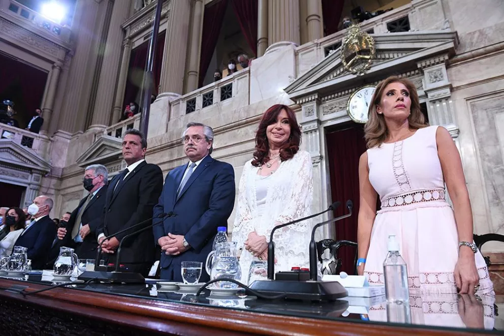 Alberto Fernández dará hoy su  último discurso ante el Congreso