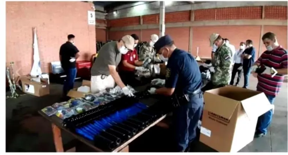 Desarticularon banda de tráfico internacional de armas en la Triple Frontera