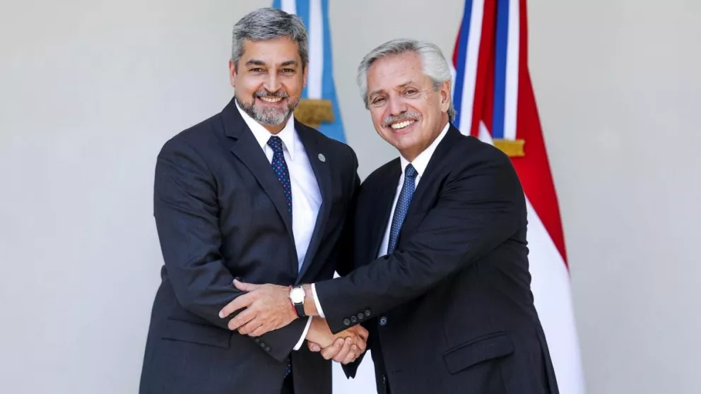  Fernández y Abdo acordaron fortalecer la agenda bilateral y el Mercosur 