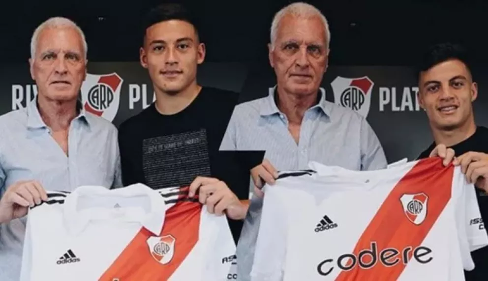 Tomás Castro Ponce y Elías López renovaron su contrato con River hasta diciembre de 2025