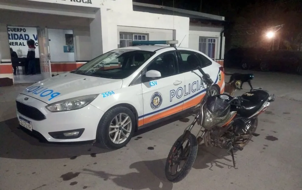Buscaba su moto en la ciudad y el personal policial la encontró en la Ruta 65