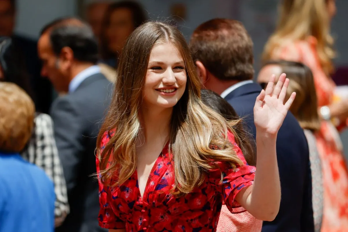 leonor luce su nueva silueta tras fuertes ejercicios